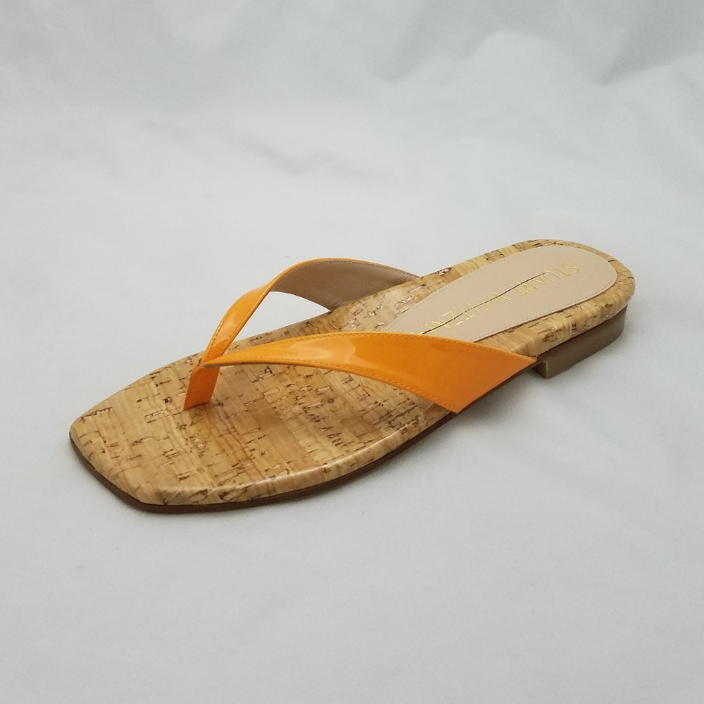 Stuart weitzman aldona orange 6 36.5